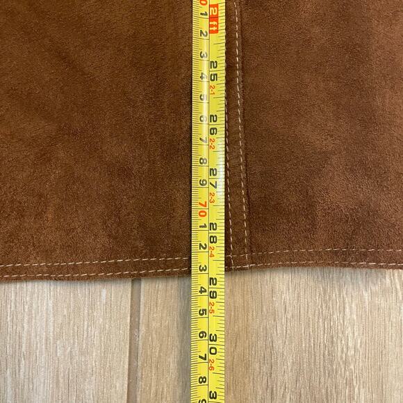 Overland Genuine Leather Jacket Brown Button Front Blazer Men’s Medium - Picture 6 of 7